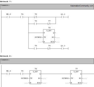 Traffic Light Control using PLC Ladder Logic Programming