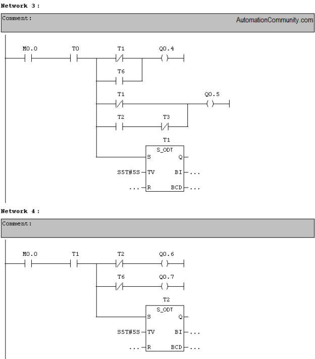 traffic light control system using plc project