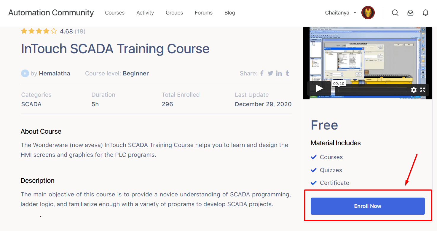 Online SCADA Course Free
